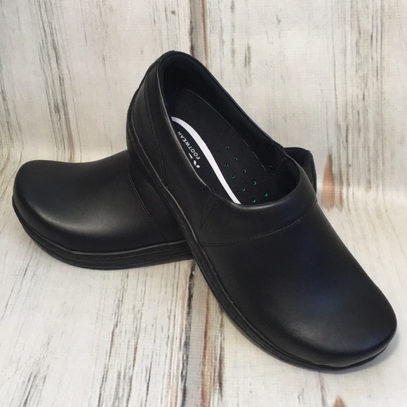 Klogs Shoes - Klogs New Black Clogs Slip on Nursing Shoes 10